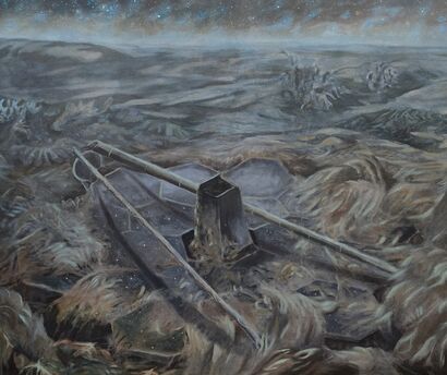 Un ultimo sguardo al cielo - a Paint Artowrk by Lorenzo Dominici